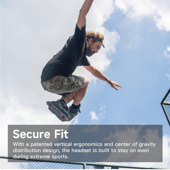 NIB Run Air IP67 Waterproof Wireless Bluetooth Open Ear Outdoor Sport Headphones - Picture 5 of 15